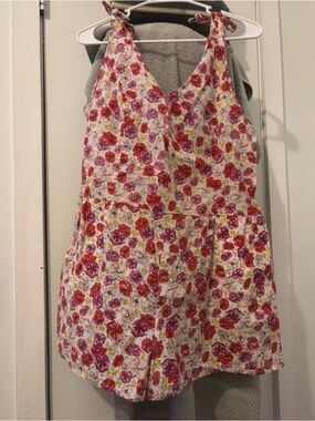 Miley Cyrus & Max Azria Pink, Red & Yellow Floral Top